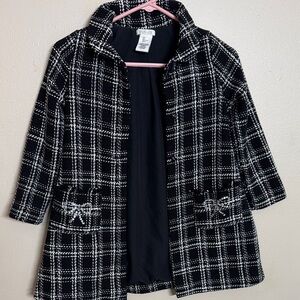 Rachel Zoe Black and White Tweed Jacket